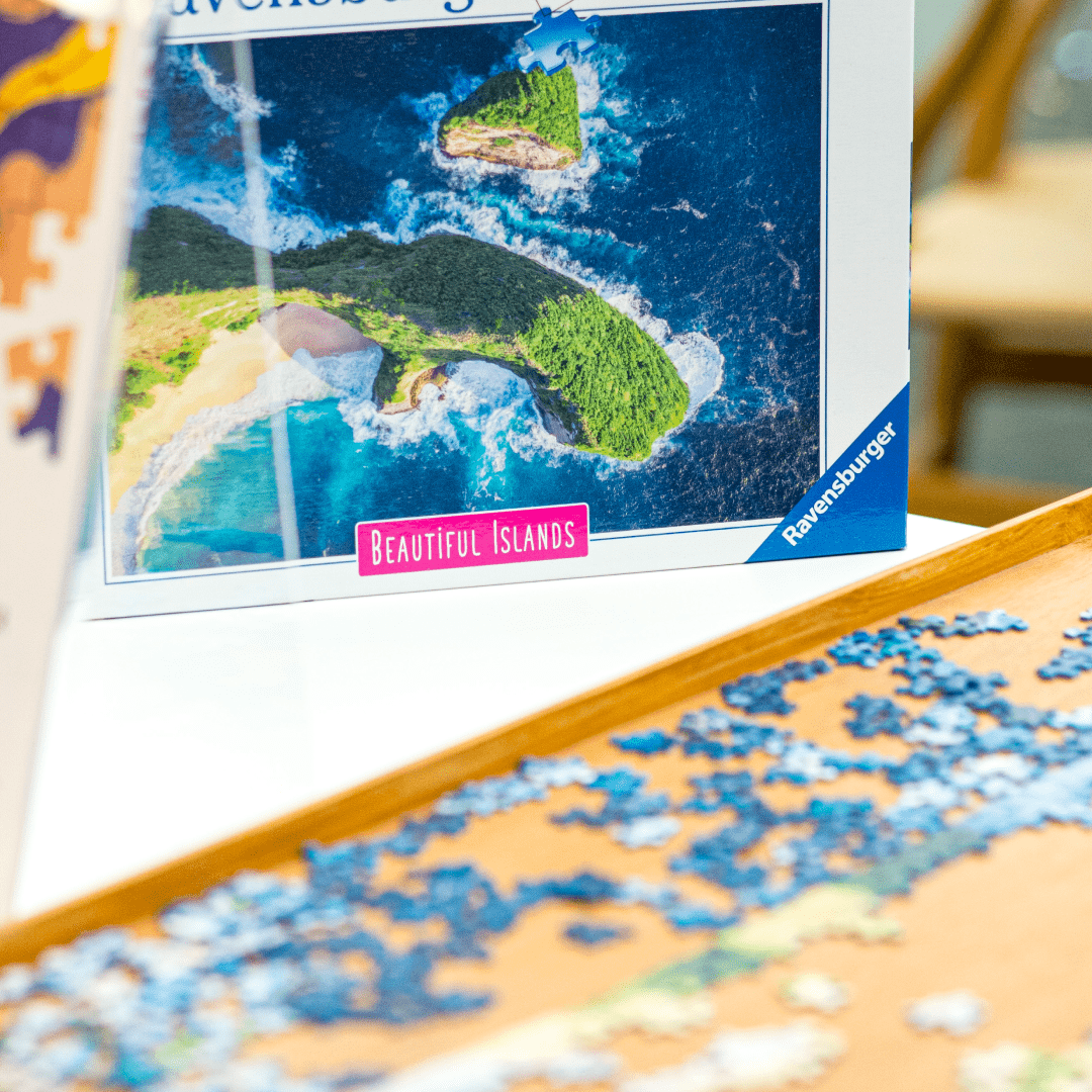 photo de puzzle en cours de réalisation